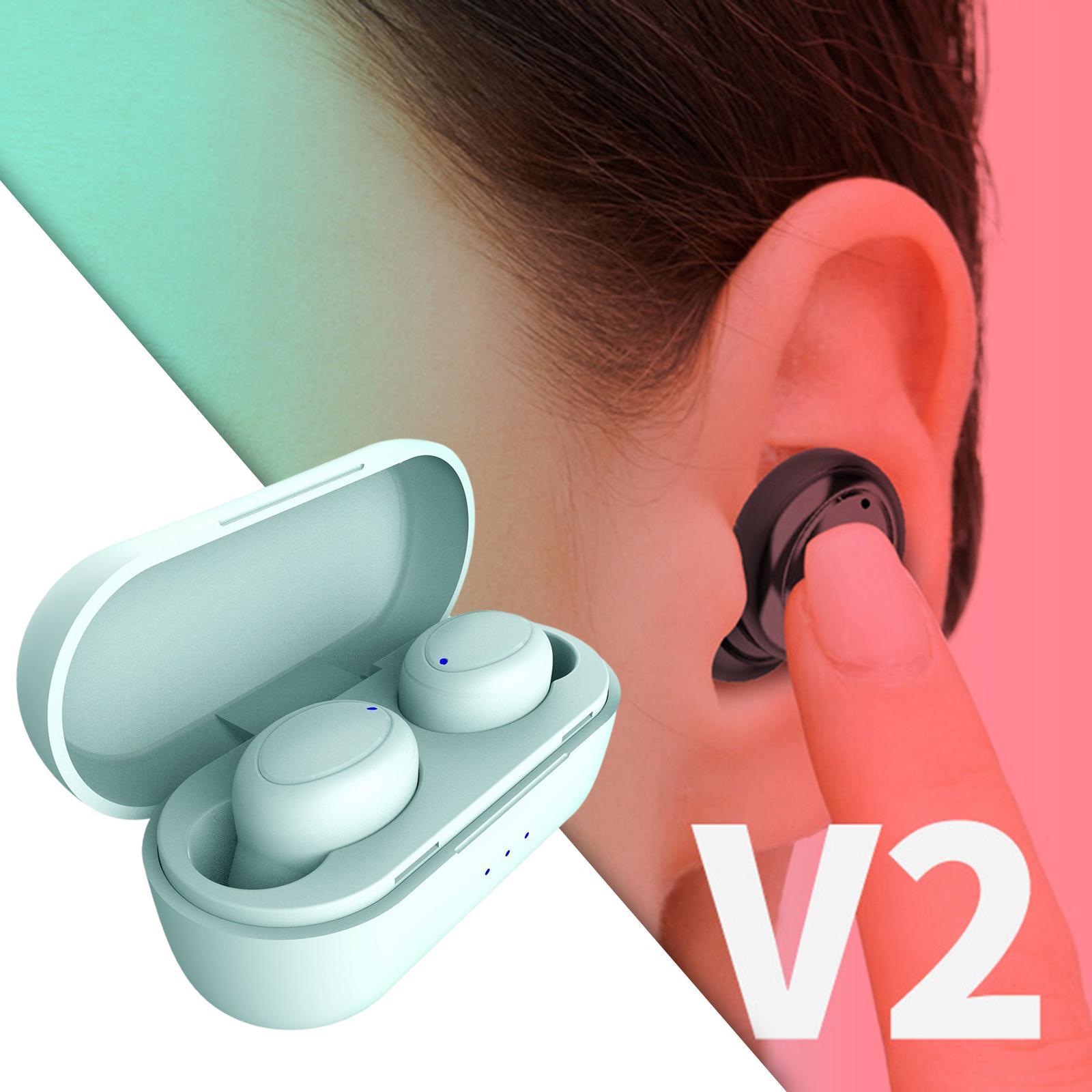 True Wireless Earbuds Bluetooth Headphones Waterproof IPX5 for Sport Work