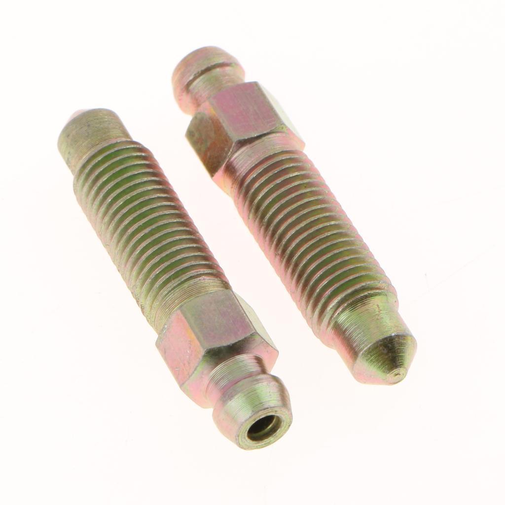 5x10 Pieces Car Front and Rear 38mm Brake Bleeder Screws M8*1mm