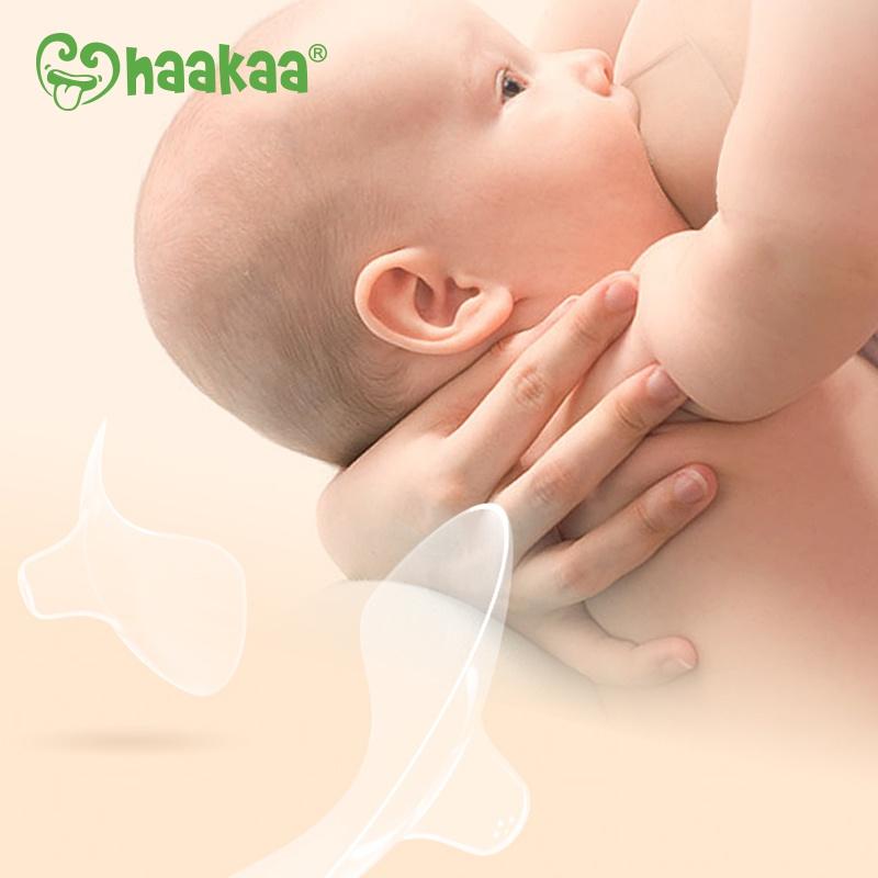 Núm trợ ti Silicone Haakaa - Hộp 2 miếng
