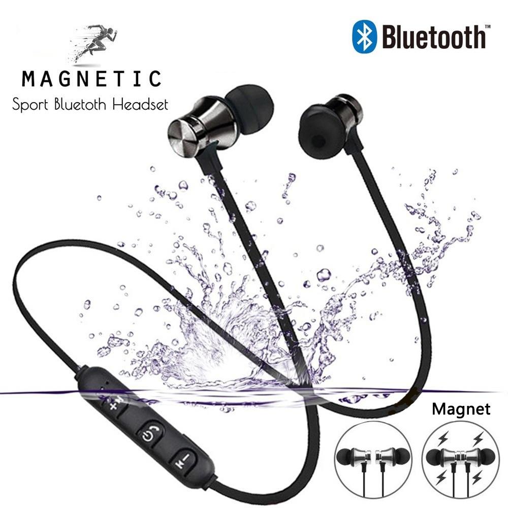 Hấp thụ từ tính Bluetooth 4.2 Tai nghe trong tai Tai nghe thể thao Tai nghe âm thanh nổi cho điện thoại