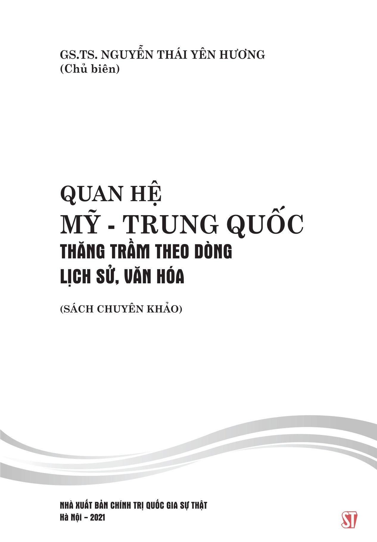 Quan Hệ Mỹ-Trung Quốc - Thăng Trầm Theo Dòng Lịch Sử, Văn Hóa