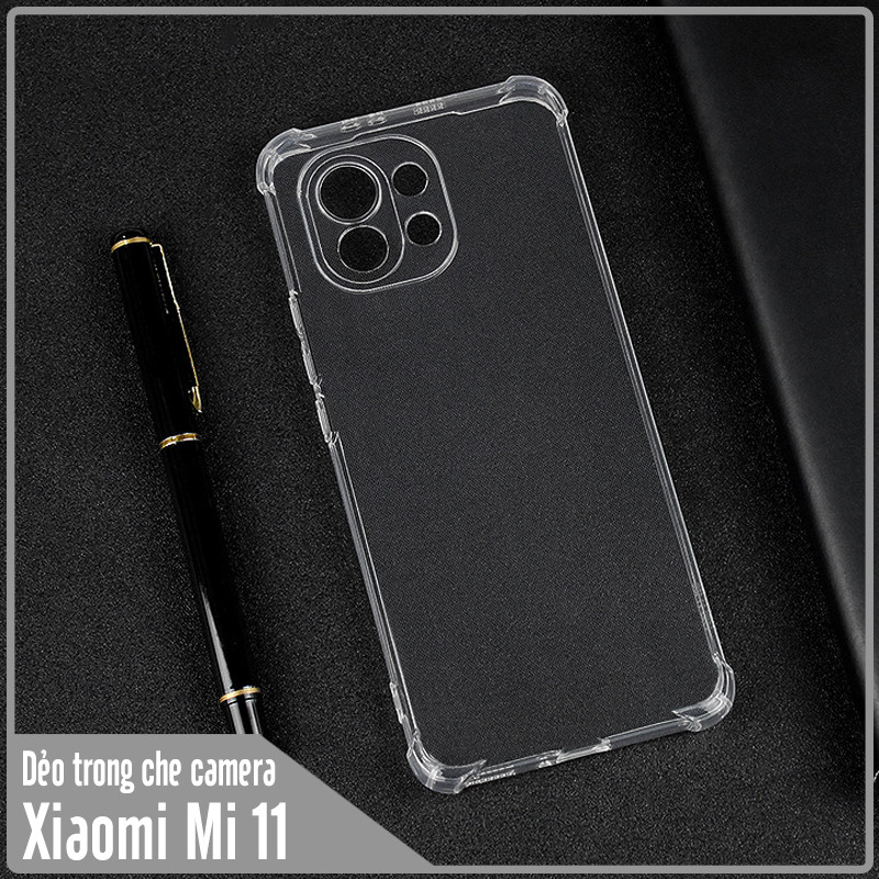 Ốp lưng cho Xiaomi Mi 11 TPU Trong Suốt Che Camera