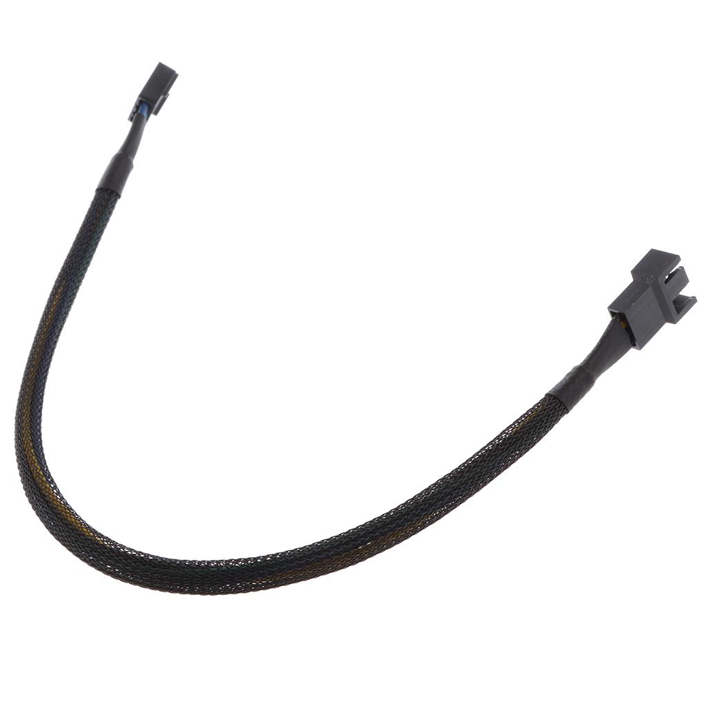 2Pcs 30cm 4Pin PWM Fan Cable Extender Adapter Male to Female