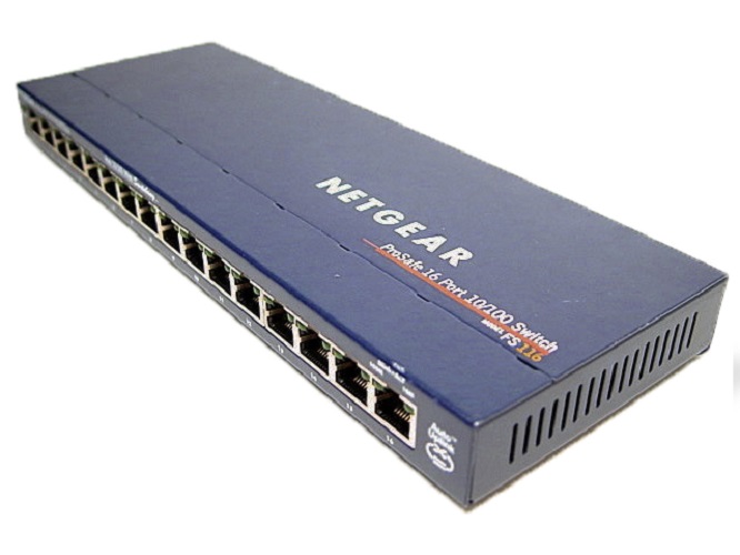 Hình ảnh Bộ Chia Mạng 16 Cổng Switch Netgear FS116 Fast Ethernet Unmanaged 16 Port 10/100Mbps - Hàng Chính Hãng