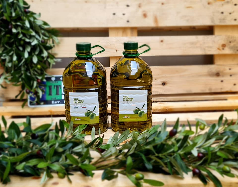 Dầu Olive POMACE Silarus 5 Lít dùng chiên rán, nấu ăn hằng ngày, giảm chất béo có hại - thương hiệu Silarus nhập khẩu từ Ý