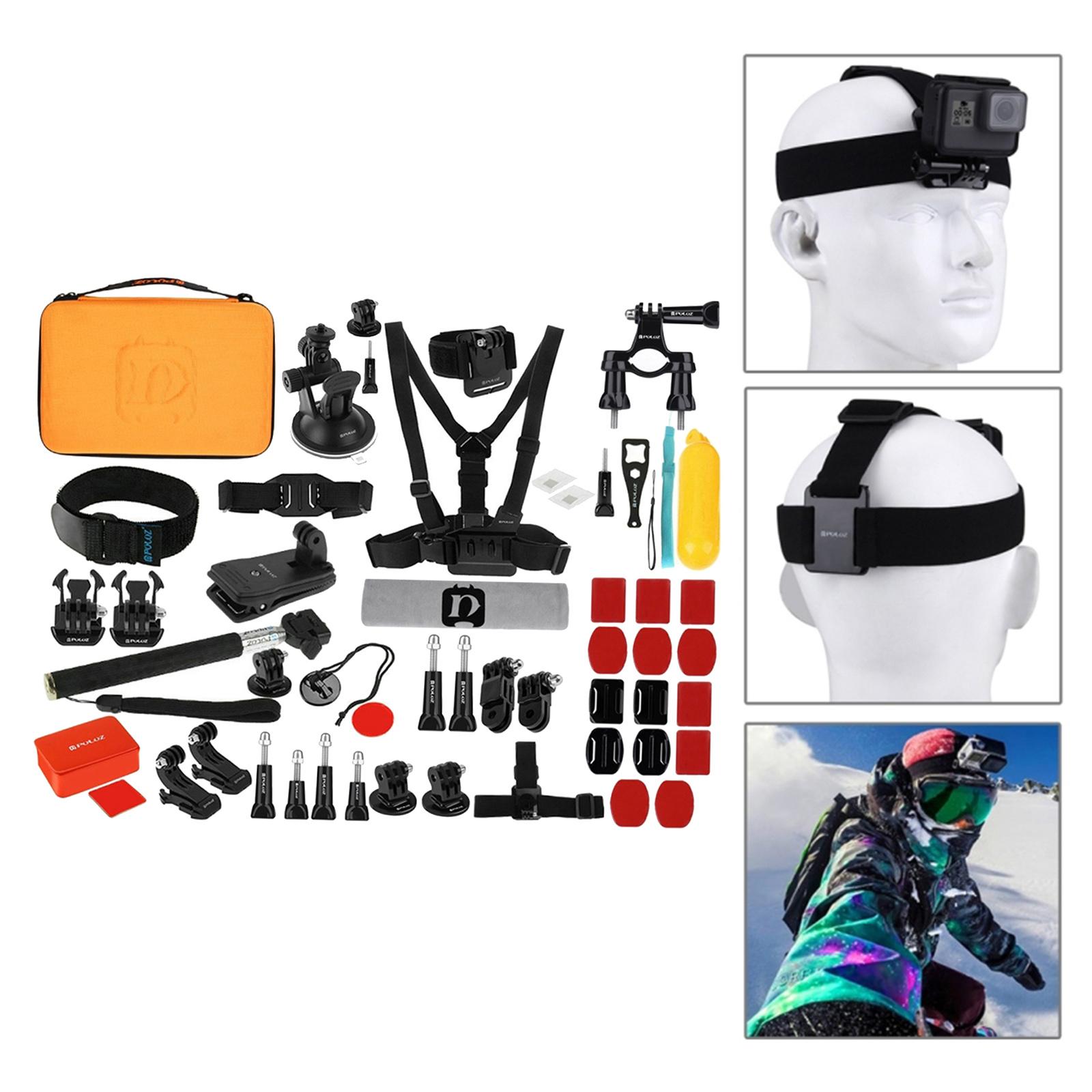 53-in-1 Accessories Kit for GoPro Hero 7 6 5 4 3 2 for NEW HERO Pro Camera