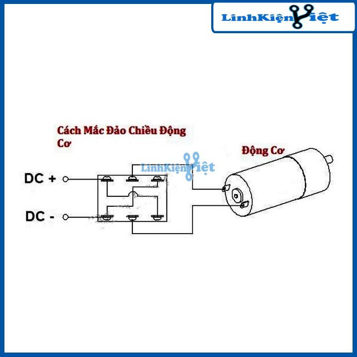 Công Tắc Gạt Đảo Chiều Động Cơ 1322 6 Chân 250VAC-15A