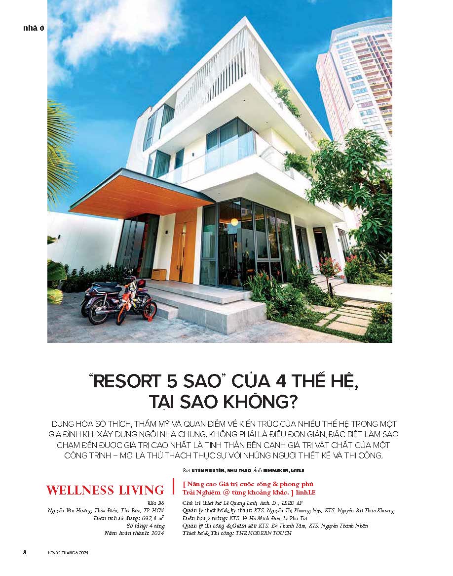 Tạp chí Kiến Trúc và Đời Sống số 218 (Tháng 8-2024) _ Nhà thông minh không chỉ toàn ưu điểm