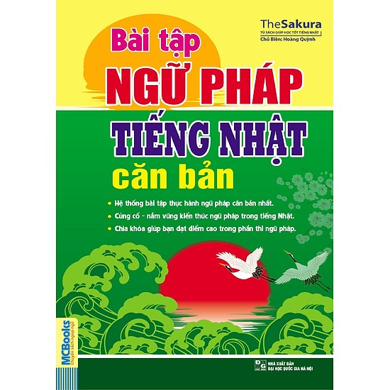 Bài Tập Ngữ Pháp Tiếng Nhật Căn Bản (Tặng kèm booksmark)