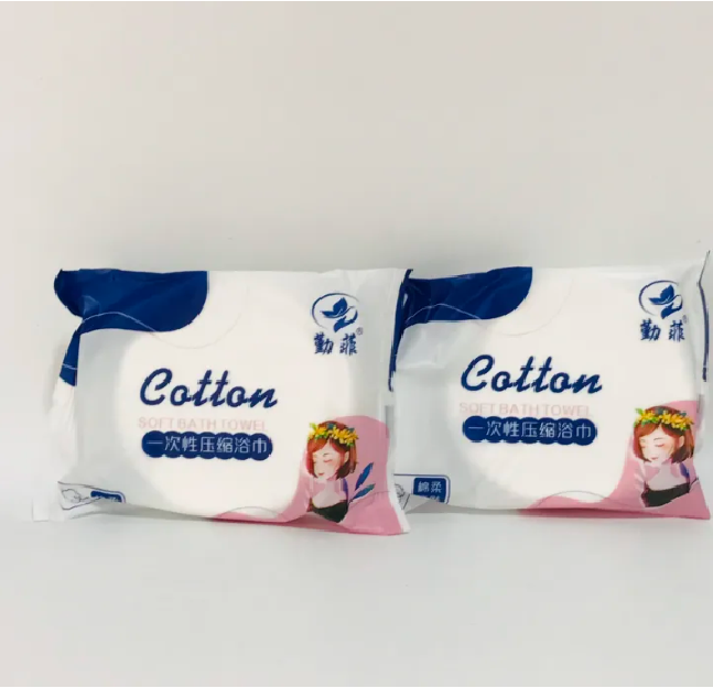Khăn Tắm Nén Du Lịch, Khăn Tắm Dạng Viên Mẫu Cô Gái Dùng Một Lần Chất Liệu Cotton, Nhỏ Gọn Tiện Lợi GD730-KhanCG