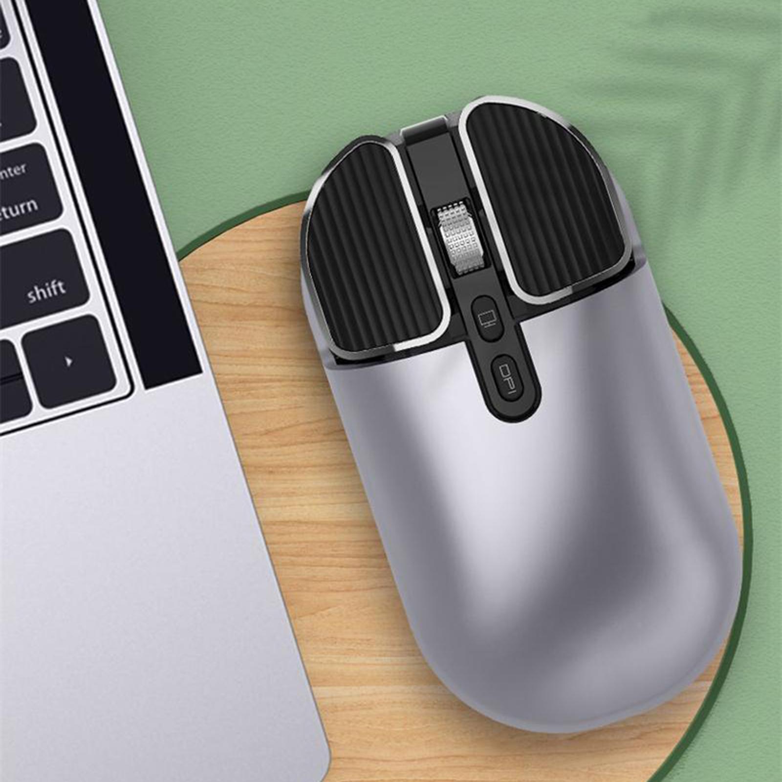 2.4G USB Wireless Bluetooth 5.0 Mice Mouse for Laptop