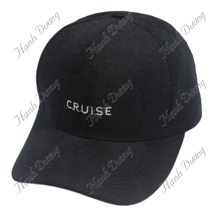 Nón kết nhung thêu chữ Cruise mũ lưỡi trai phong cách UIzzang form unisex nam nữ thời trang