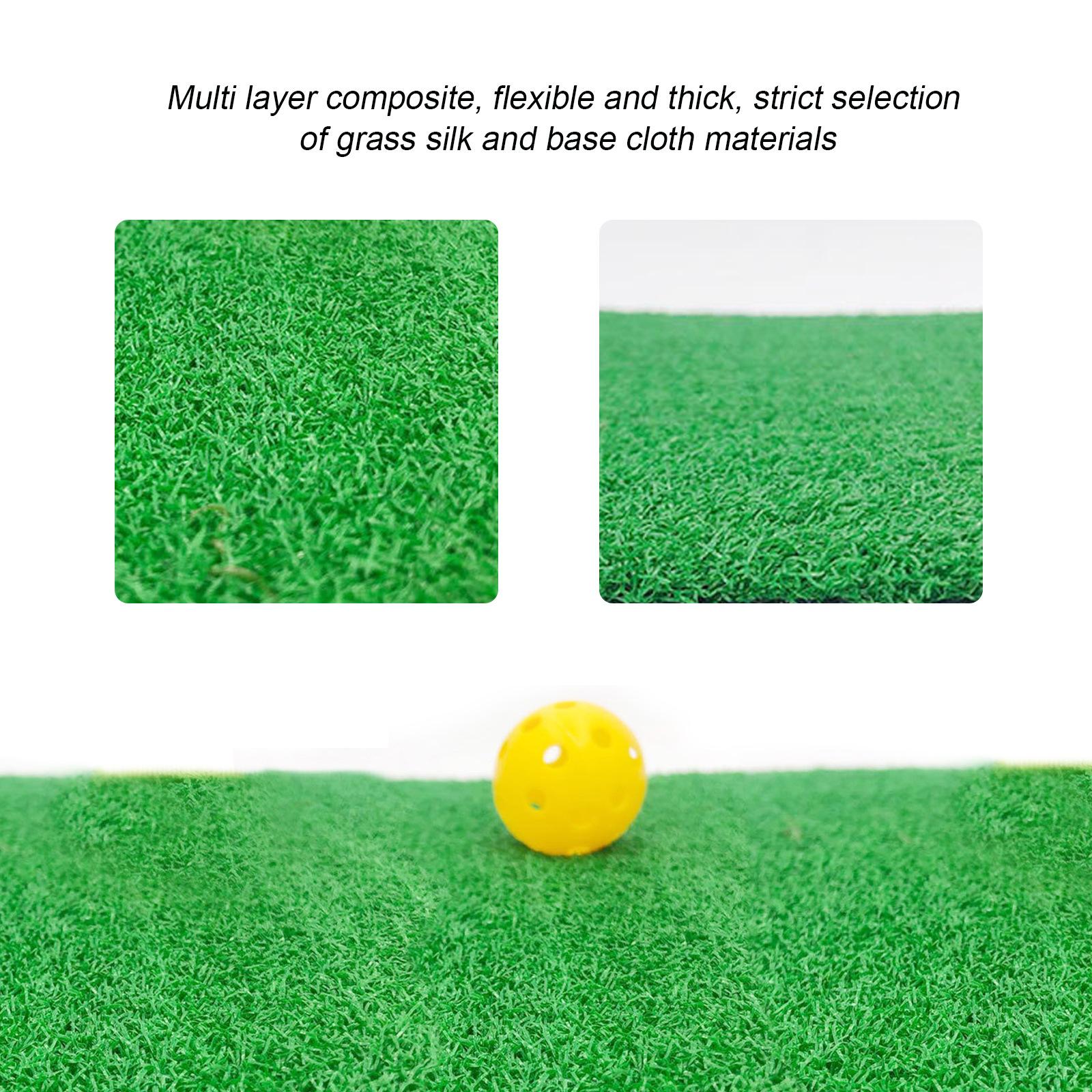 Golf Hitting Mat Portable Residential Practice Grass Mat Beginner Swing Detection Mat Golfer for Indoor & Outdoor