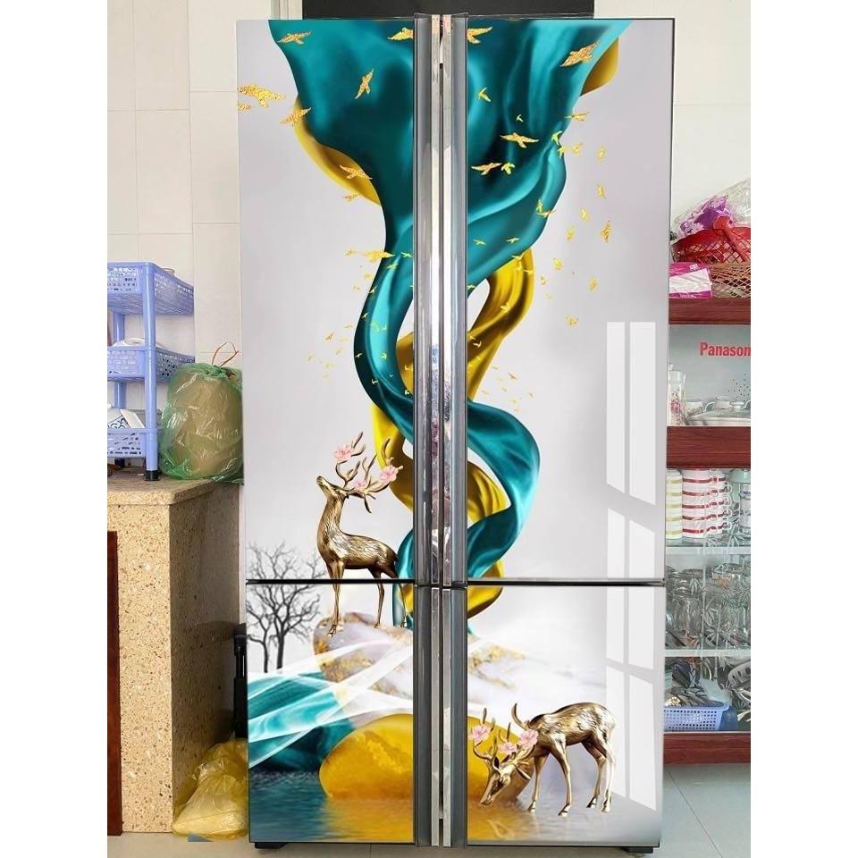 DECAL 3D CHỐNG THẤM DÀNH CHO TỦ LẠNH