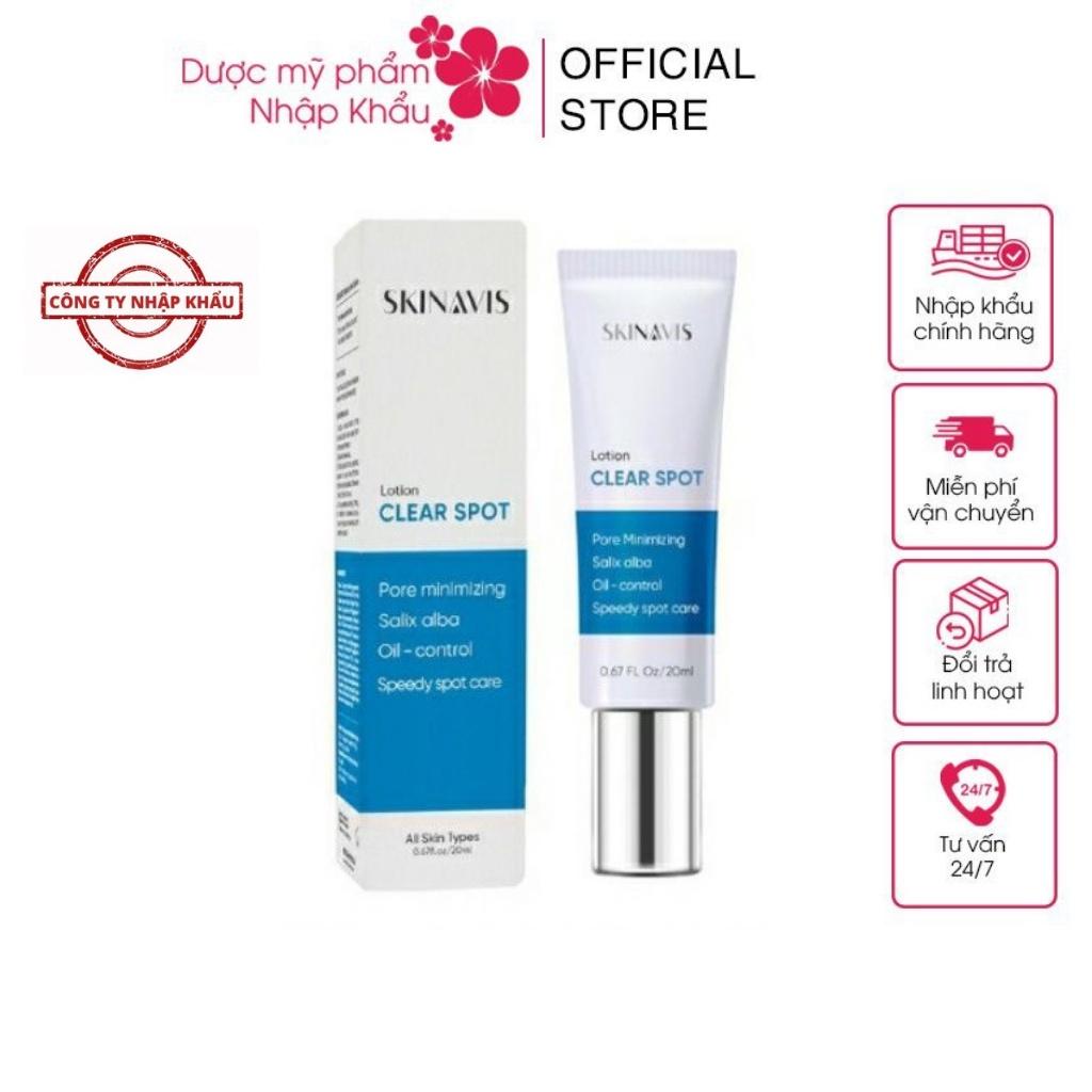Lotion Kiểm Soát Mụn Và Dầu Nhờn Skinavis BHA Clear Spot-Giảm Ngừa Mụn Ẩn Mụn Đầu Đen Đầu Trắng Bã Nhờn