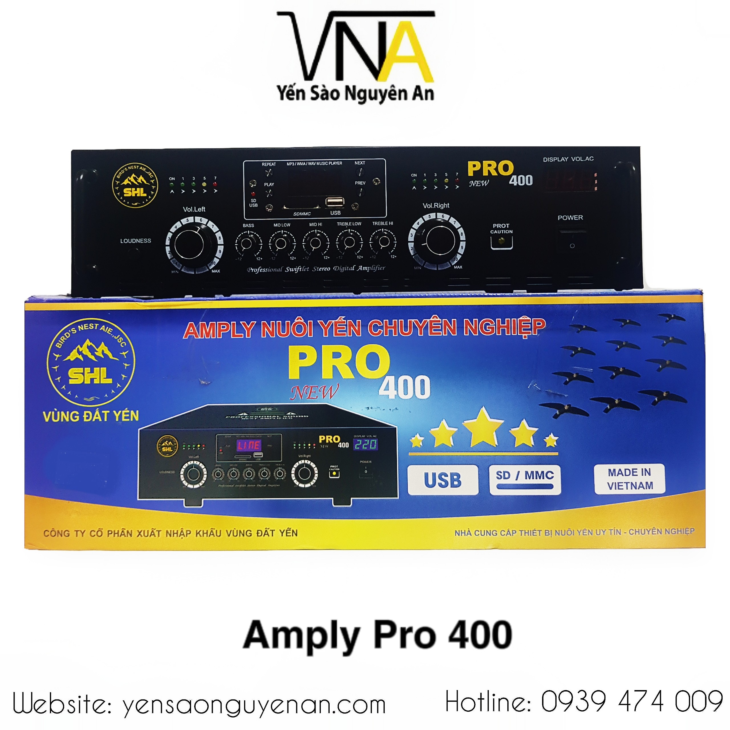 Amply Pro 400 (500 loa)