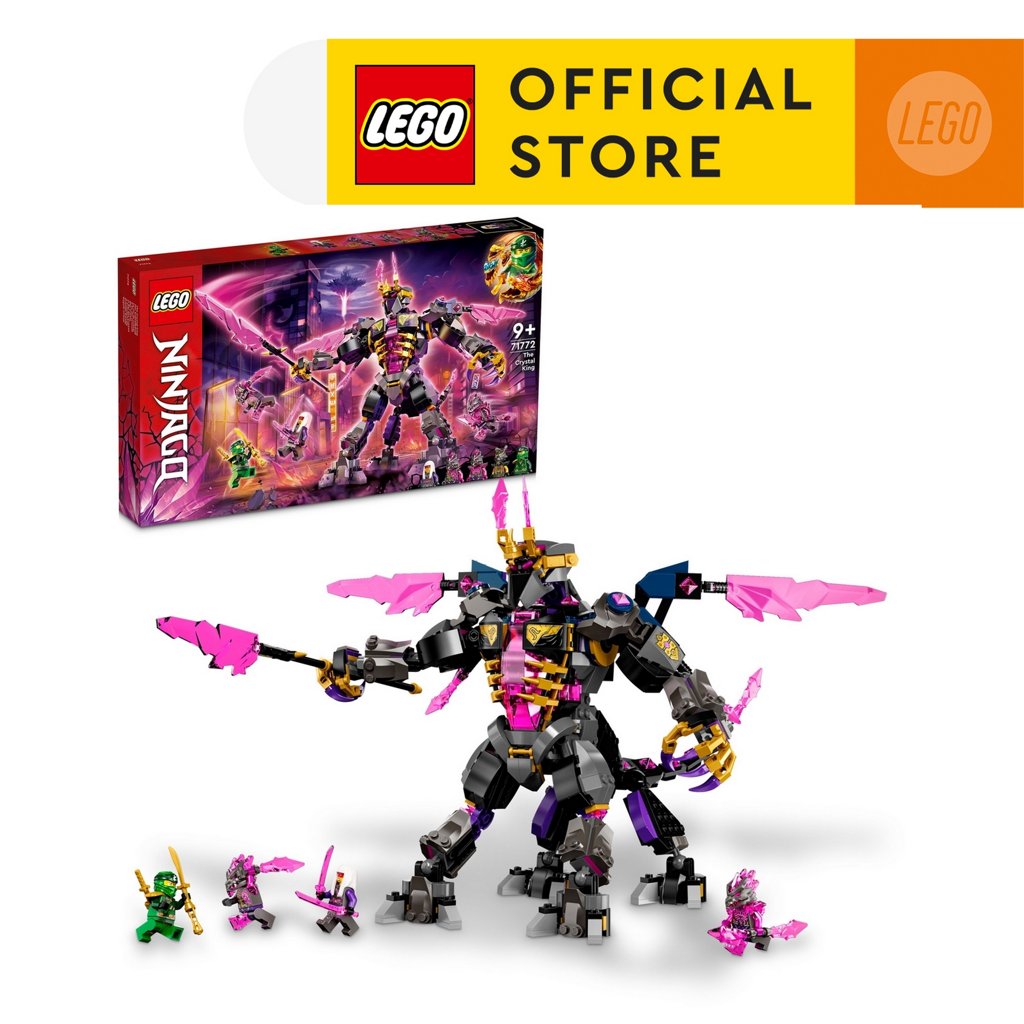 LEGO Ninjago 71772 Chúa Tể Crystal (722 chi tiết)