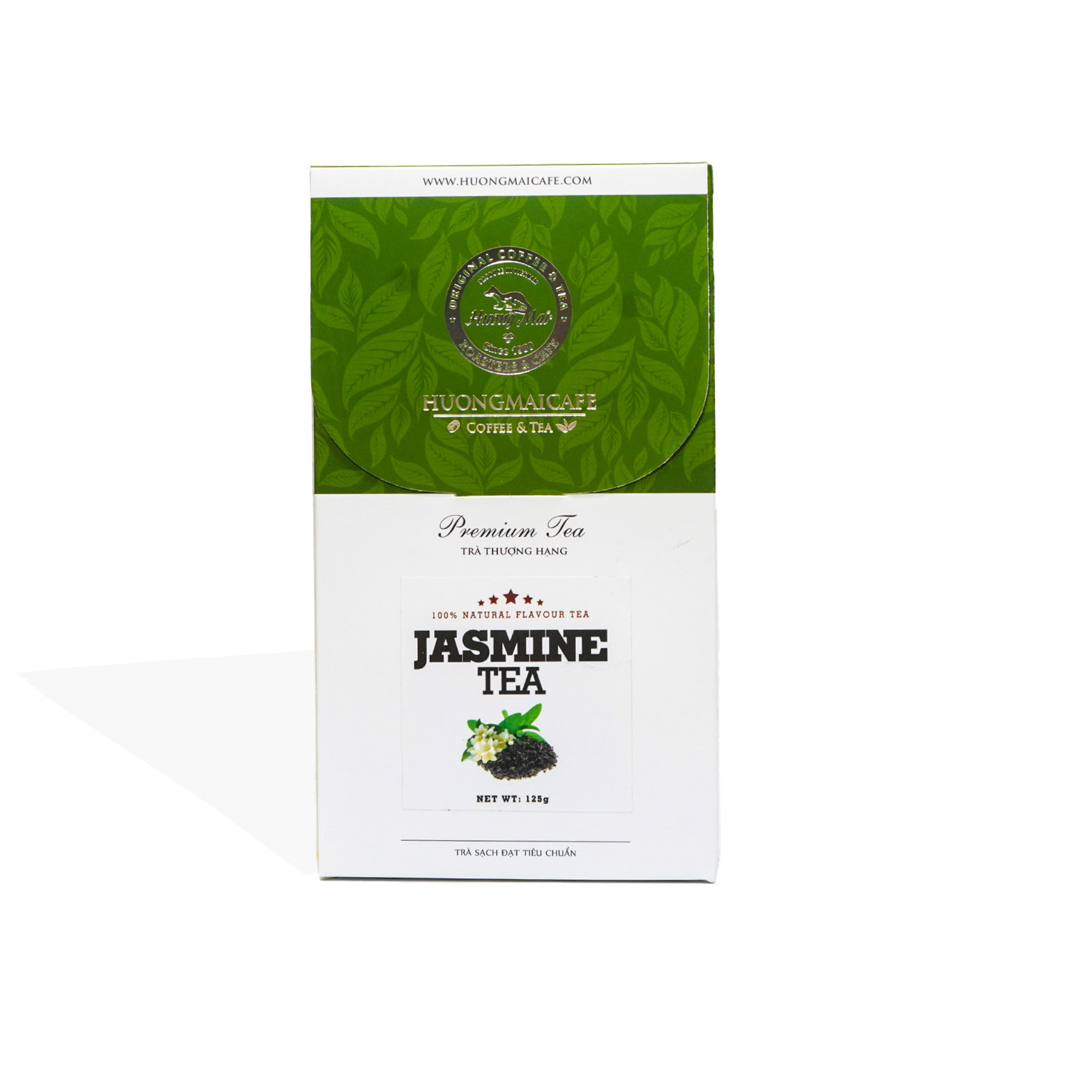 Trà Hoa Nhài Thượng Hạng Hương Mai Cafe Premium Jasmine Tea Hương Hoa Nhài Dịu Nhẹ Đặc Biệt 125g