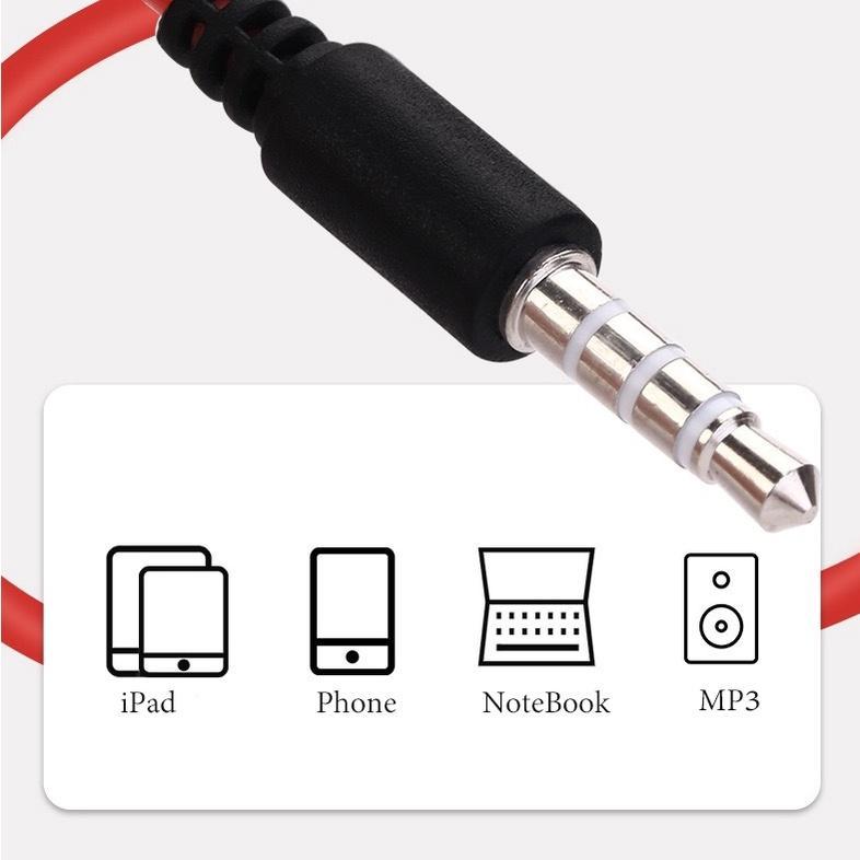 Tai nghe thể thao nhét tai có dây chống ồn jack 3.5mm nhiều màu sắc
