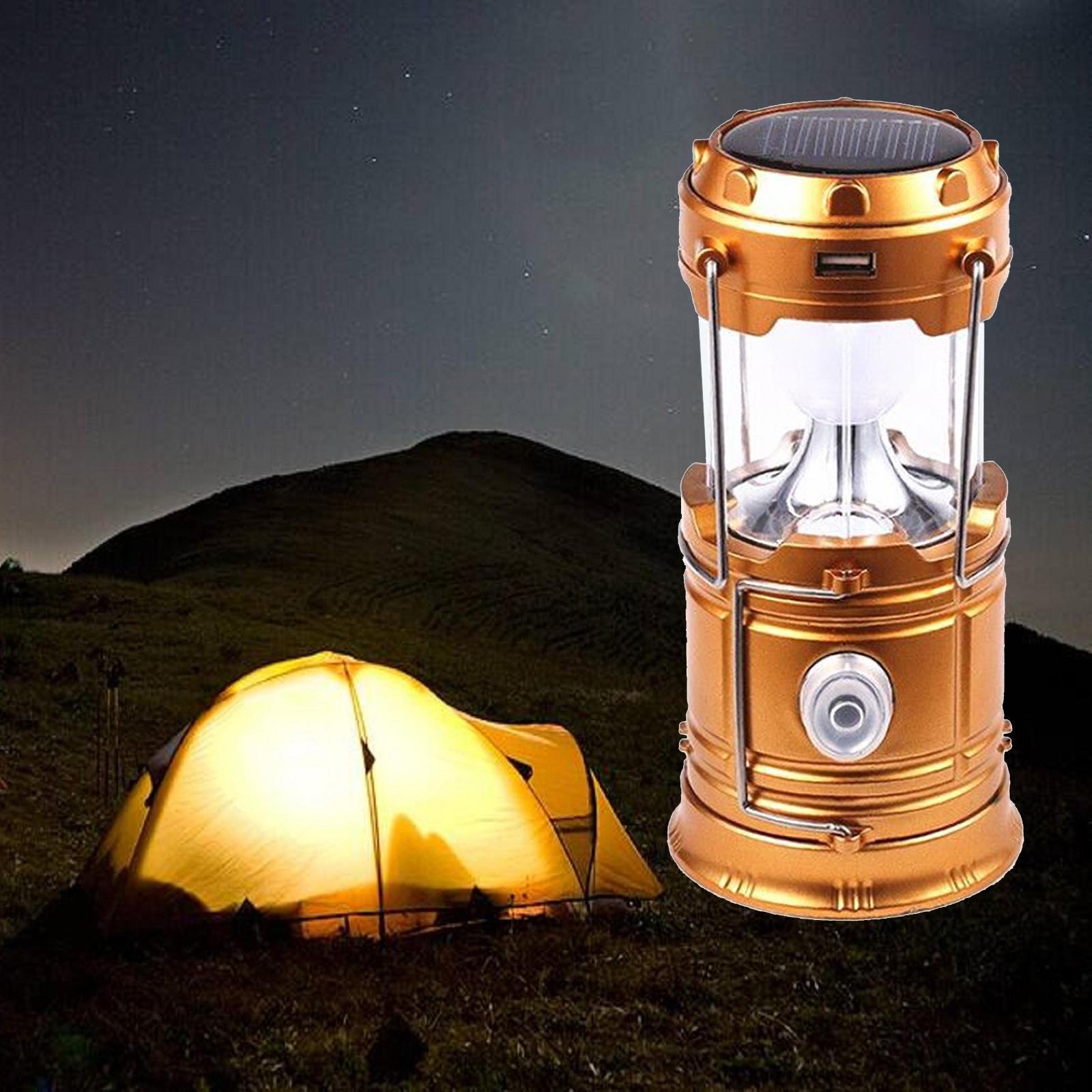 Camping Lantern Rechargeable Collapsible Flashlight   Outdoor