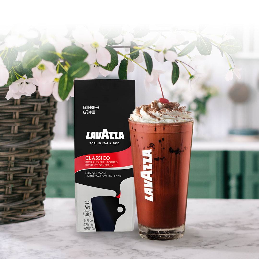 Cà phê bột Lavazza Classico Ground Coffee Blend, rang vừa - thích hợp french press, pour over, hand drip- Độ đậm : 5/10