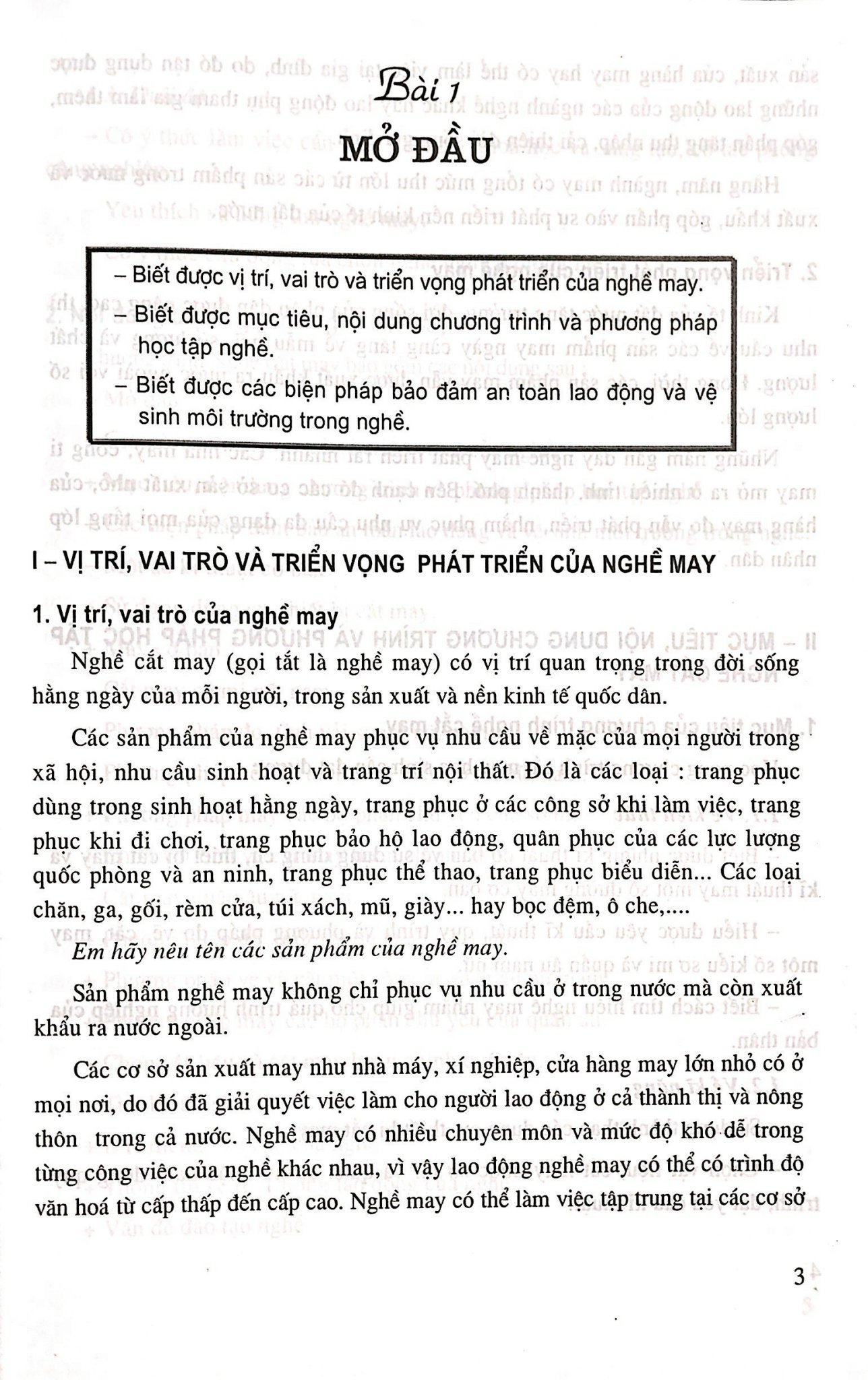 Hoạt Động Giáo Dục Nghề Phổ Thông Nghề Cắt May 11