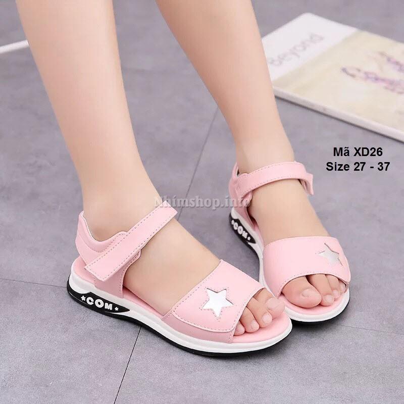 Sandal bé gái - giày dép trẻ em 3 - 12 tuổi XD26