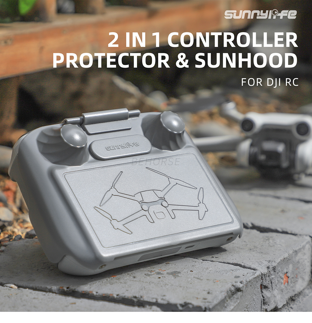 Vỏ bảo vệ màn hình cho DJI Mini 3 Pro điều khiển từ xa Sun Hood Sunshade Protection Cover cho DJI RC Phụ kiện màu: Xám