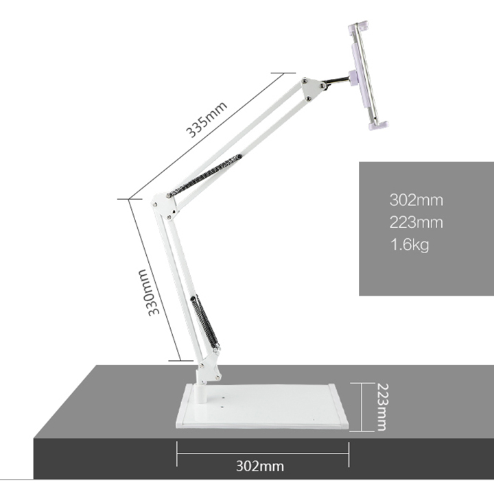 Giá Kẹp Điện Thoại / iPad Chân Đế Lớn 302 x 223mm