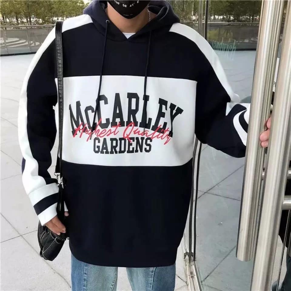 Áo khoác hoodie nam from rộng trend