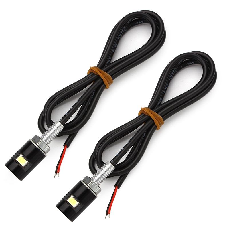 Bộ 2 đèn LED trắng gắn biển số xe hơi 12V SMD 5630 2016