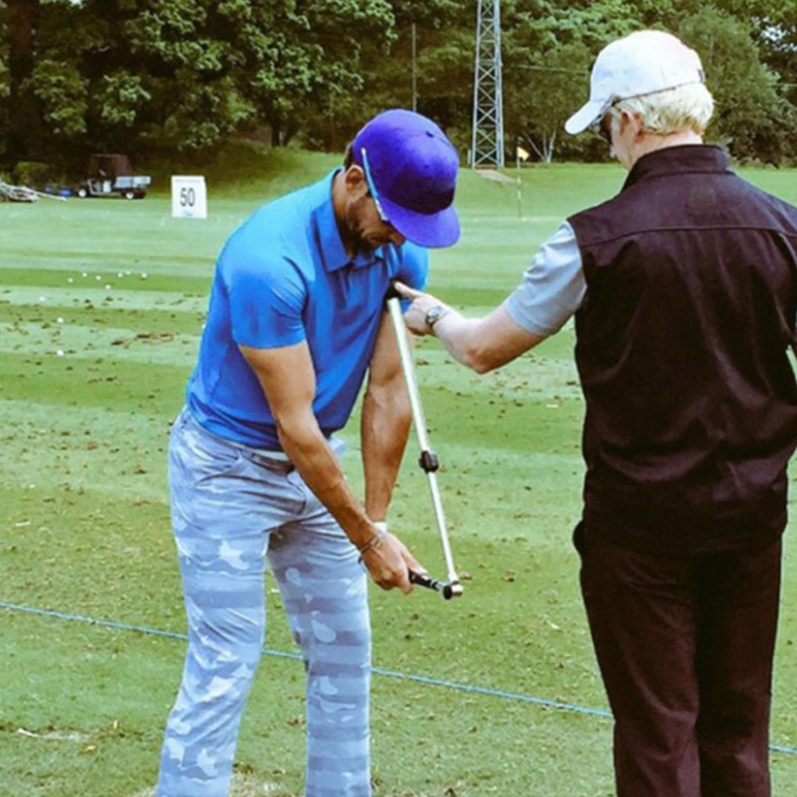 Golf Swing Trainer Golf Alignment Warm-Up Stick Training Aid Practice