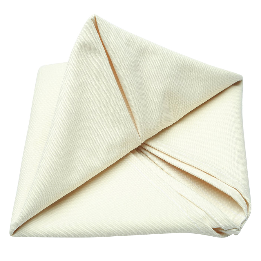 Khăn Ăn Ivory Canvas Napkin - Trắng Ngà (45 x 45 cm)