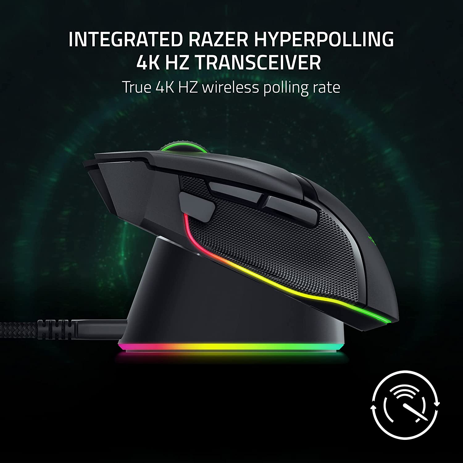 Chuột không dây Razer Basilisk V3 Pro-Ergonomic Wireless Gaming Mouse_Mới, hàng chính hãng