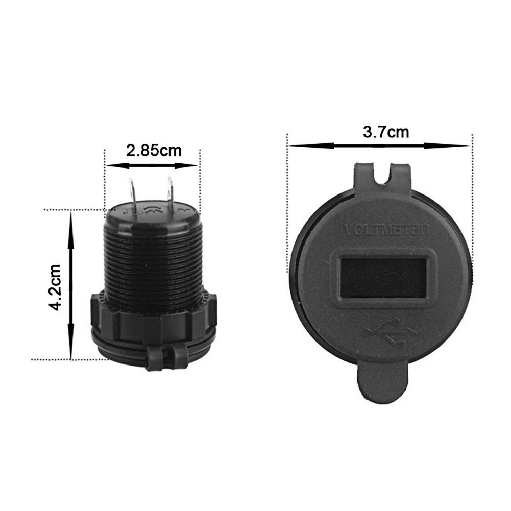 Cốc Sạc Điện Thoại Qc3.0 Hai Cổng Usb 3.0 Chống Thấm Nước Nhanh Bằng Nhôm Cho Xe Hơi