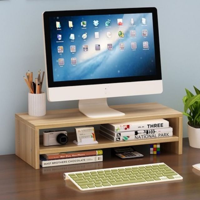 Kệ nâng màn hình máy tính 1 tầng lắp ghép MS 07