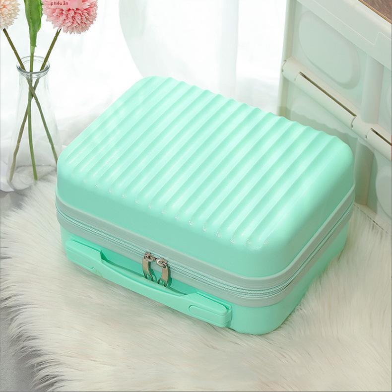 Hộp đựng mỹ phẩm xách tay 14 inch được ưa chuộng nhất vali du lịch du lịch đơn giản hộp bảo quản sản phẩm chăm sóc da dung tích lớn hộp quà tặng