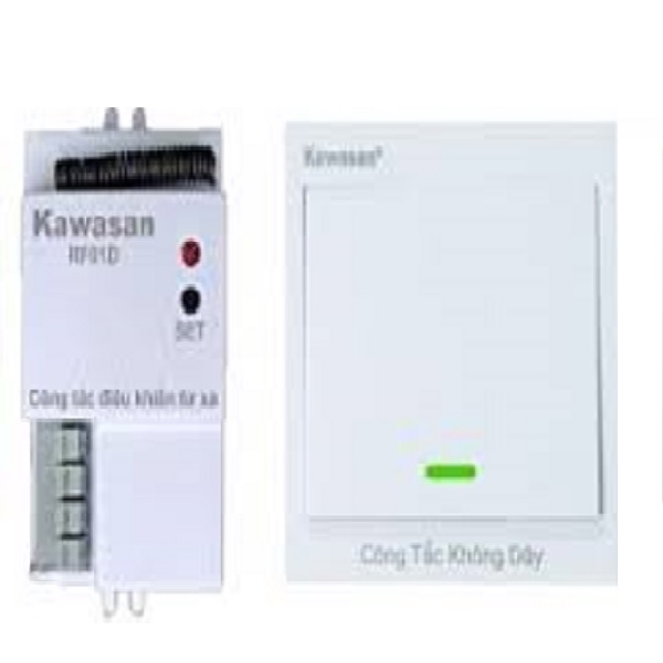 Bộ Combo công tắc điều khiển từ xa không dây KAWASAN RF01D-RCT1