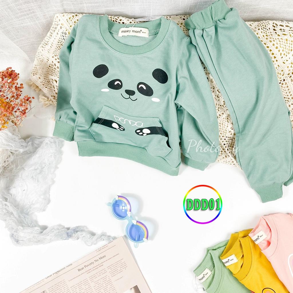 Bộ Dài Tay Cho Bé DDD01 Đồ Bộ Da Cá Cao Cấp Mềm Mịn Thoáng Mát Dễ Chịu, Thoải Mái Cho Bé