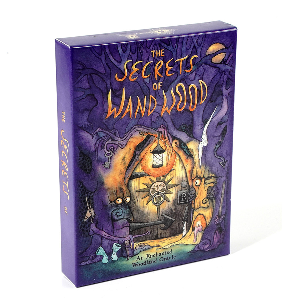 Bộ Bài Secrets Of Wand Wood Oracle 45 Lá Bài Tặng Đá Thanh Tẩy