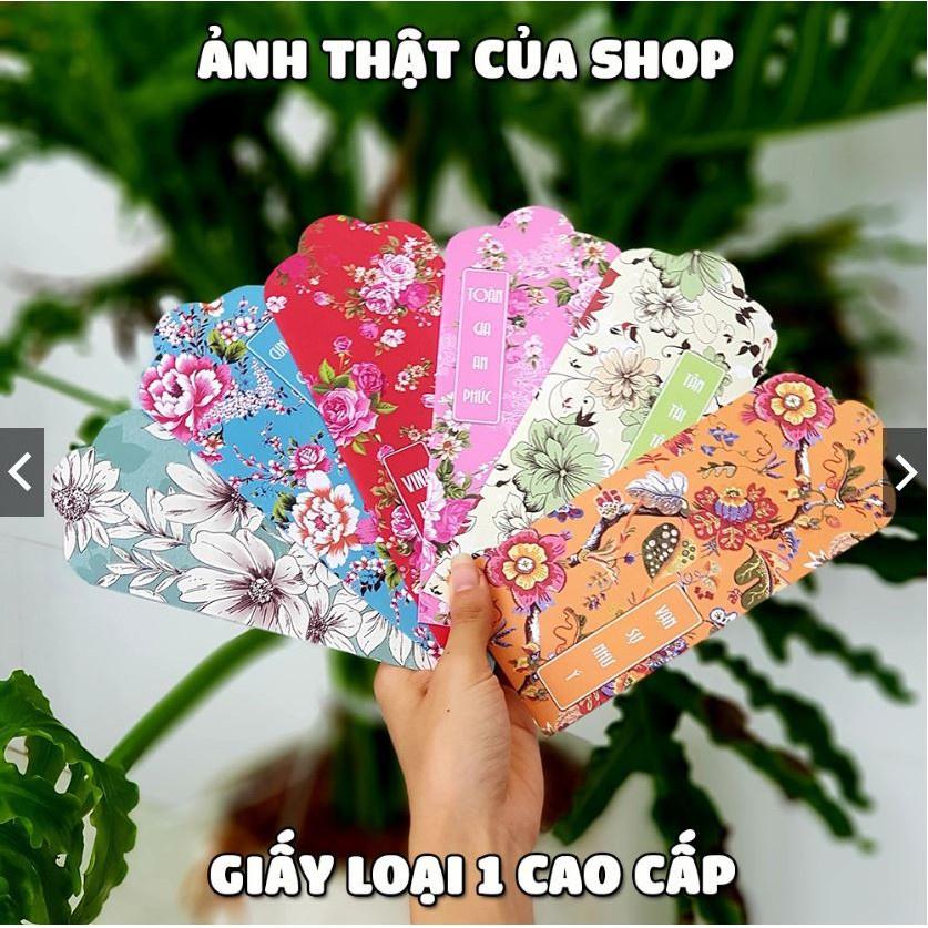 Bộ 100 Lì Xì Hoa Tết ( Chia Đều Các Mẫu )