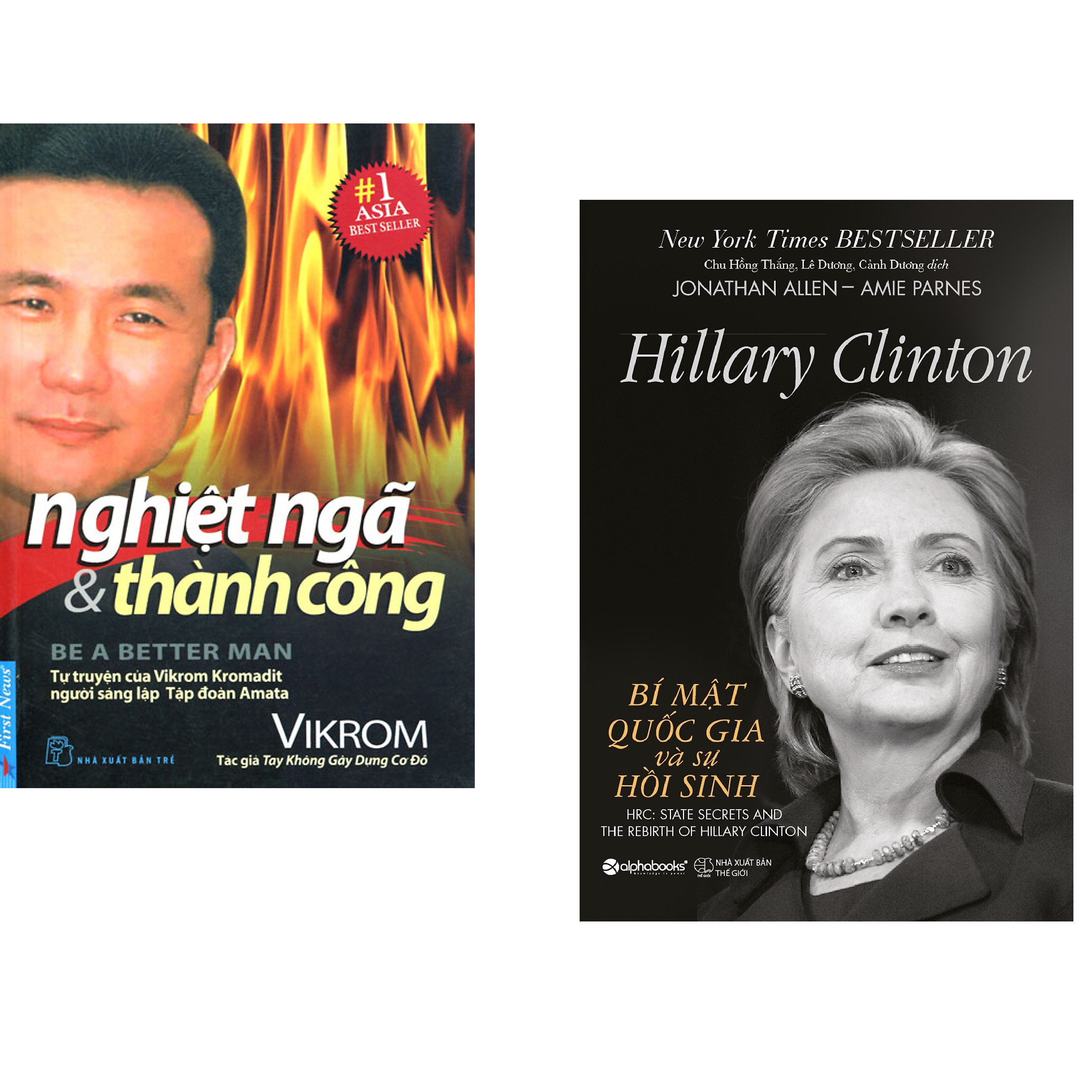 Combo 2 cuốn sách: Nghiệt Ngã &amp; Thành Công + Hillary Clinton - Bí Mật Quốc Gia Và Sự Hồi Sinh