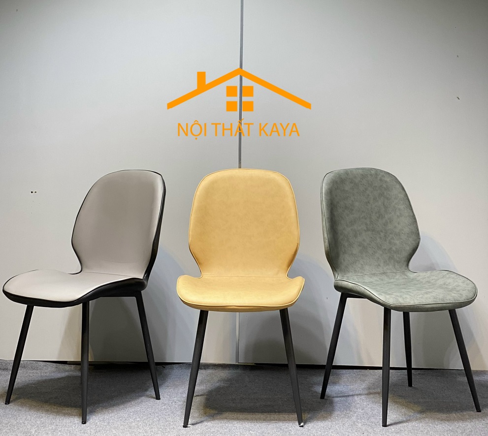 Ghế Sira Nhập Khẩu Bọc Da Microfiber Cao Cấp, Khung và chân ghế bằng Thép Carbon sơn tĩnh điện chống rỉ sét KY-GH20