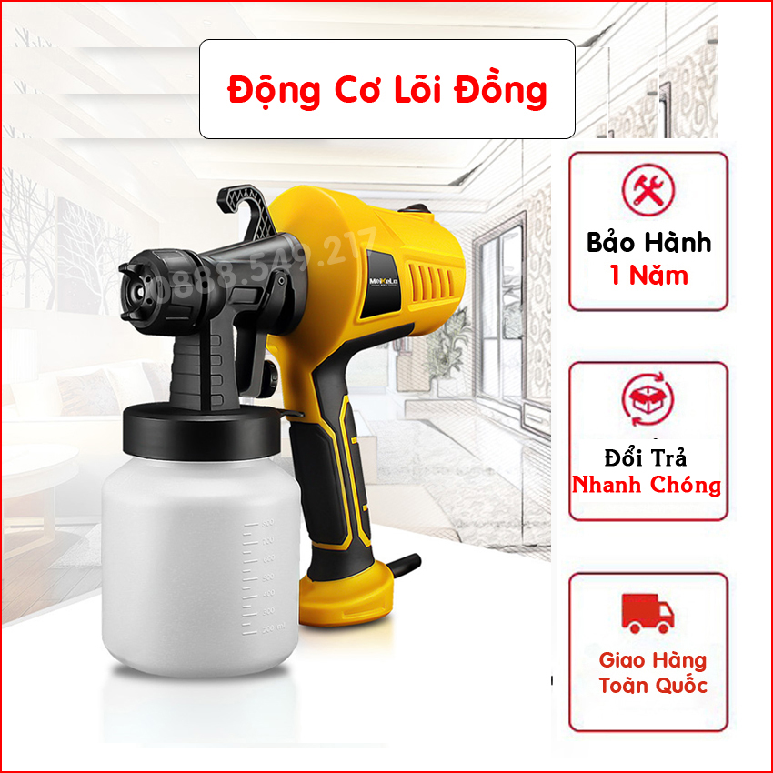 Máy Phun Sơn Cầm Tay Công Suất Lớn Cao Cấp