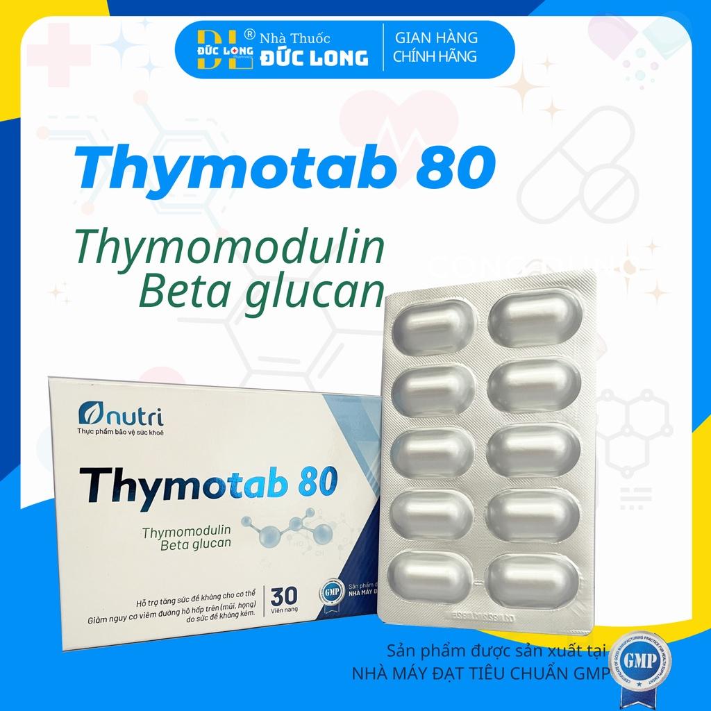 Thymotab 80 - Hỗ trợ sức đề kháng cho cơ thể, giảm nguy cơ viêm đường hô hấp trên –