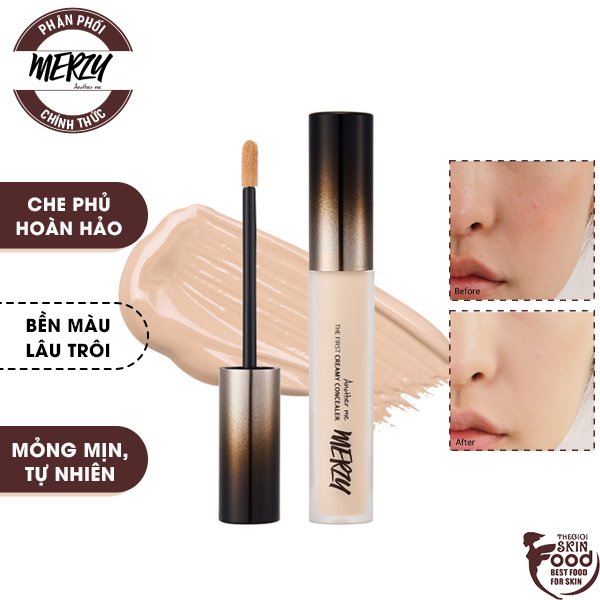 Kem Che Khuyết Điểm Merzy The First Creamy Concealer 5.6g