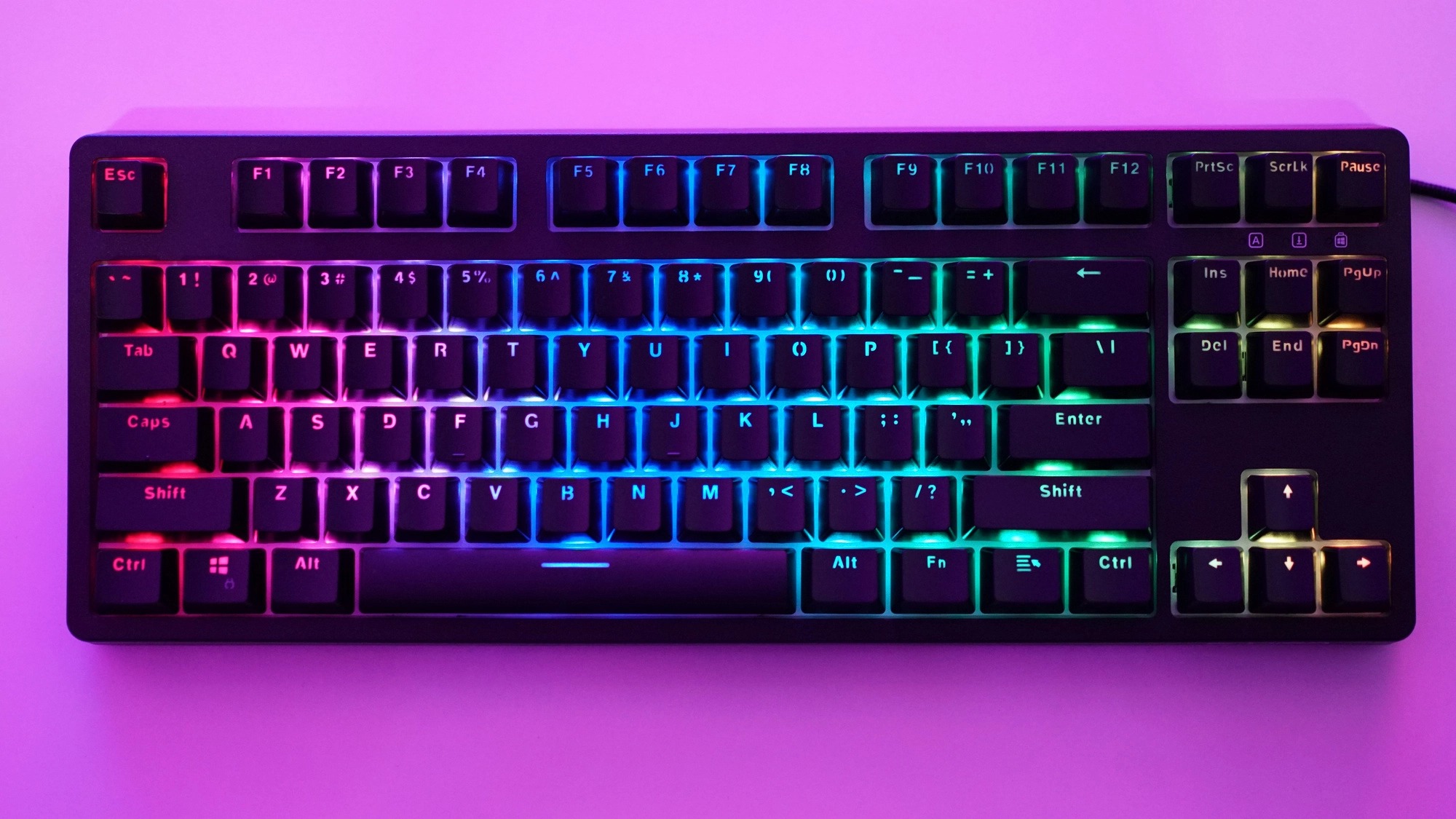 Bàn phím chơi game cơ E-DRA EK387L RGB - Hàng Chính Hãng