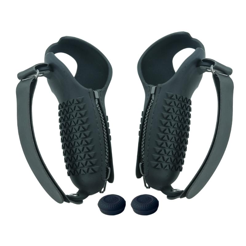 Bộ điều khiển chống ném vỏ kẹp mũ Rocker cho Pico 4 VR Tay cầm bảo vệ Túi VR Bộ điều khiển tay áo nhẹ: màu đen
