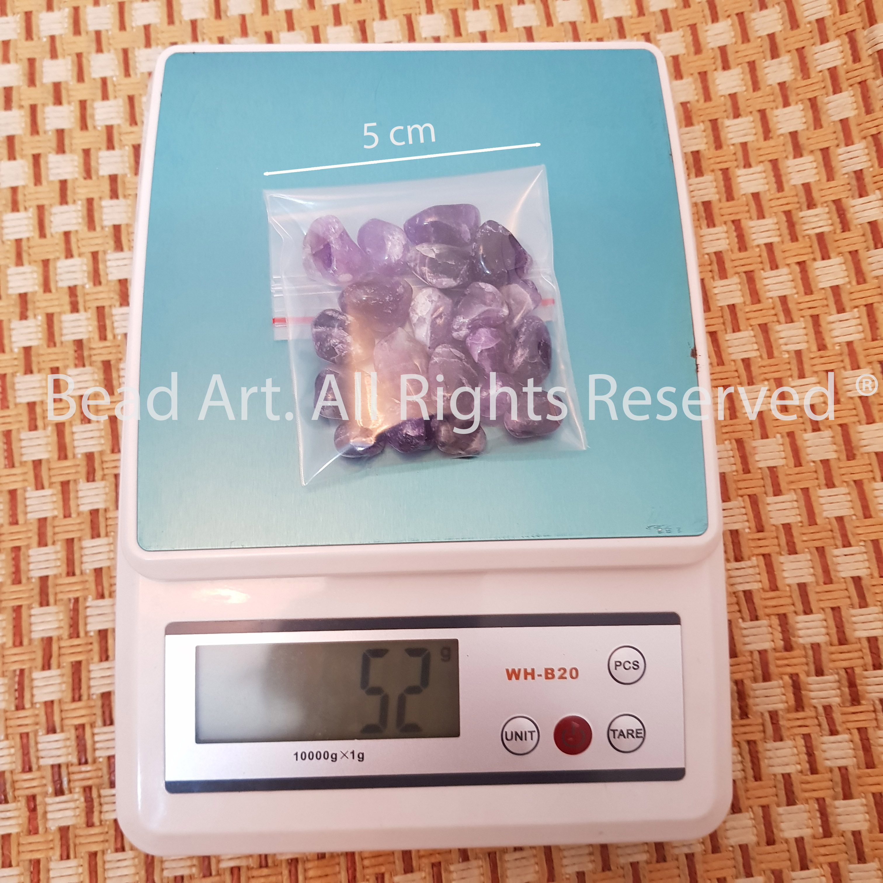 Đá Thạch Anh Vụn Mài Nhẵn Tự Nhiên, Đá Phong Thuỷ, Đá Thanh Tẩy, Tarrot - Bead Art