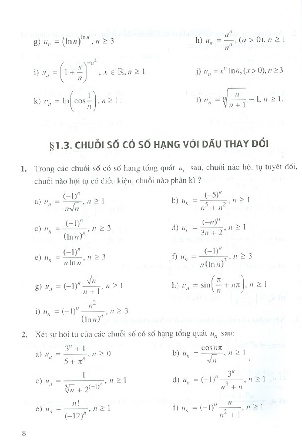 Bài Tập Toán Học Cao Cấp - Tập 3 - Chuỗi Và Phương Trình Vi Phân